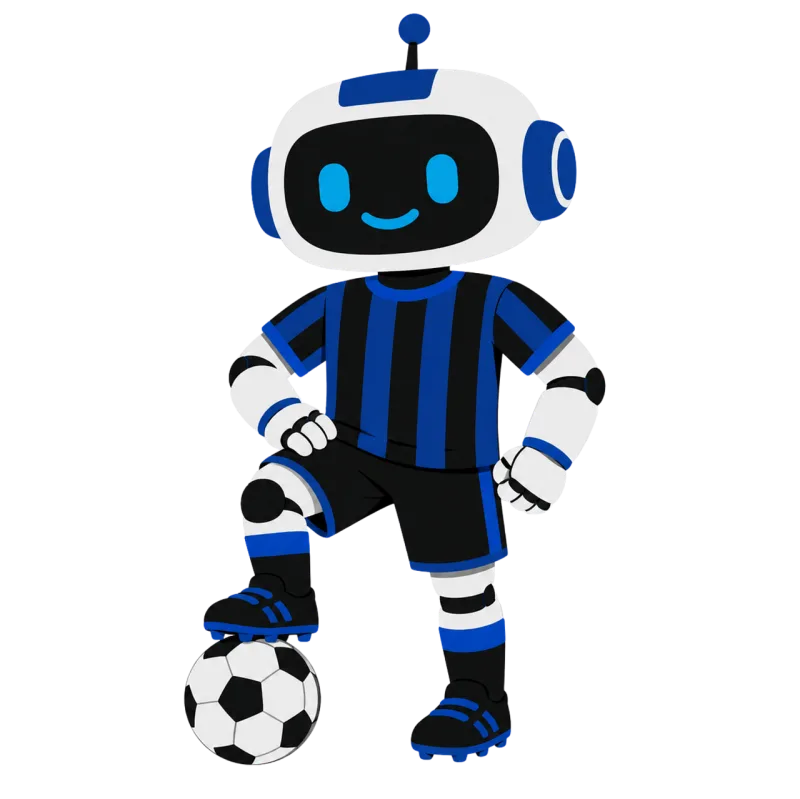 Robot mascot Football robot Football jersey Stickdatei – Sport