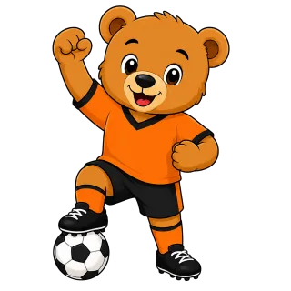 World cup Football Mascot Stickdatei