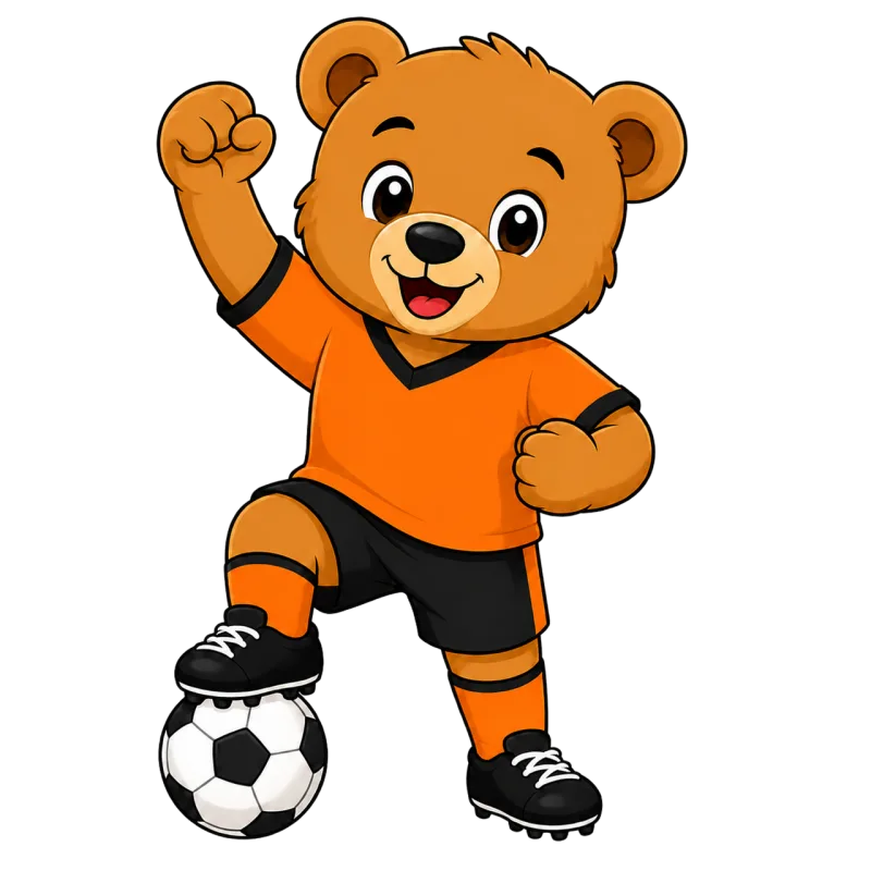 World cup Football Mascot Stickdatei – Tiere