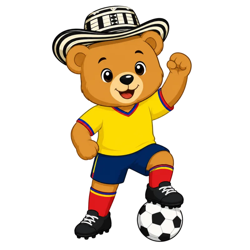 World cup Football Colombia Stickdatei – Sport