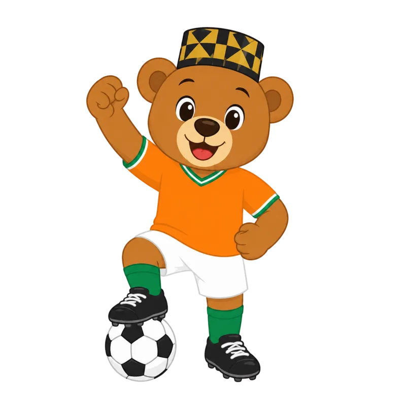 World cup Football Football mascot Stickdatei – Kinder