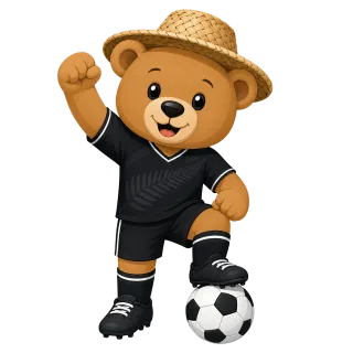 Football Mascot New zealand Stickdatei