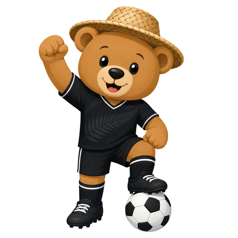 Football Mascot New zealand Stickdatei – Sport