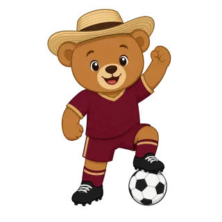 Football Venezuela Mascot Stickdatei – Kinder