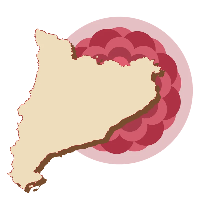 Map Nature Catalonia Stickdatei – Blumen