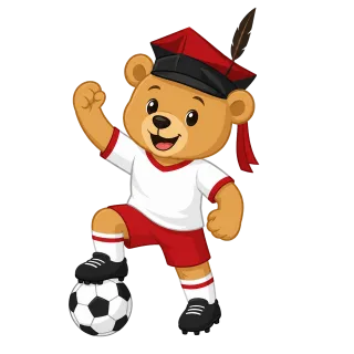 Football Mascot Poland Stickdatei