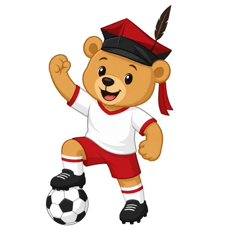 Football Mascot Poland Stickdatei – Sport