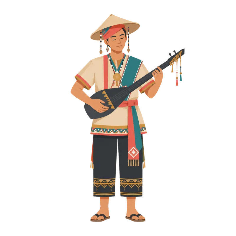 People Traditional clothing Musical instrument Stickdatei – Musik