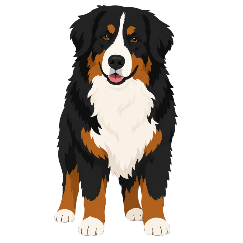 Bernese mountain dog Puppy Animal Stickdatei – Tiere