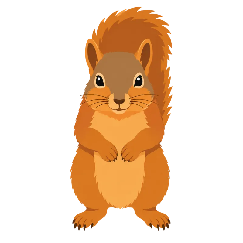 Squirrel Animal Nature Stickdatei – Tiere