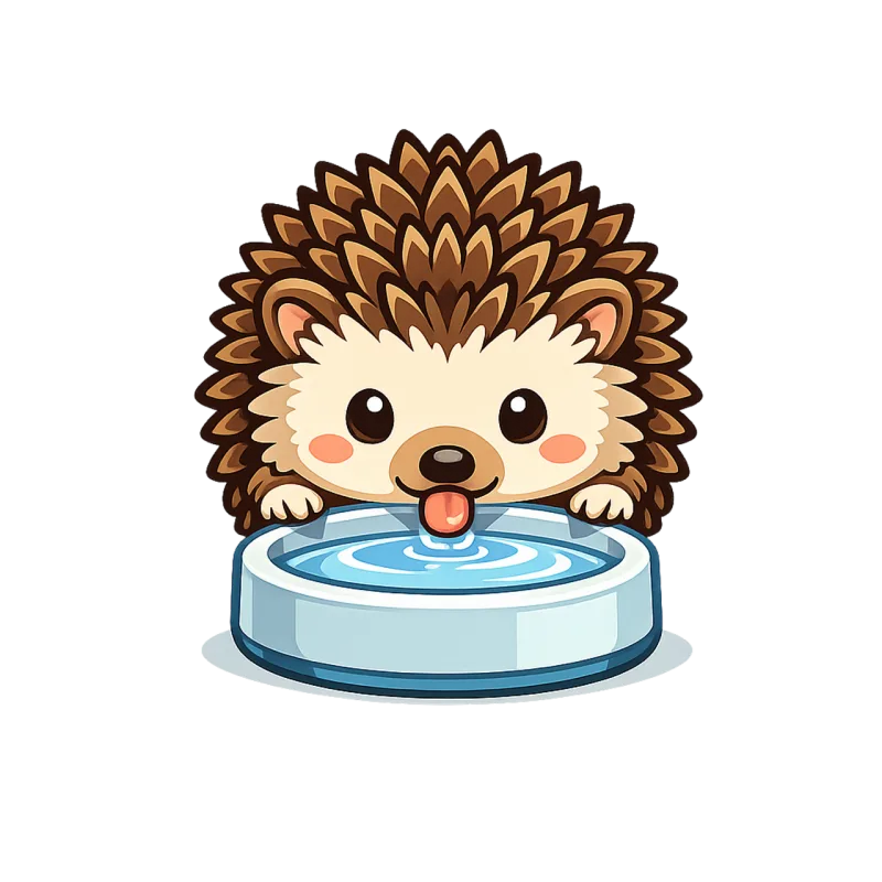 Hedgehog Cute Animal Stickdatei – Tiere