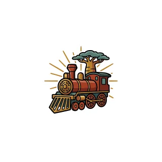 Train Nature Steam-train Stickdatei