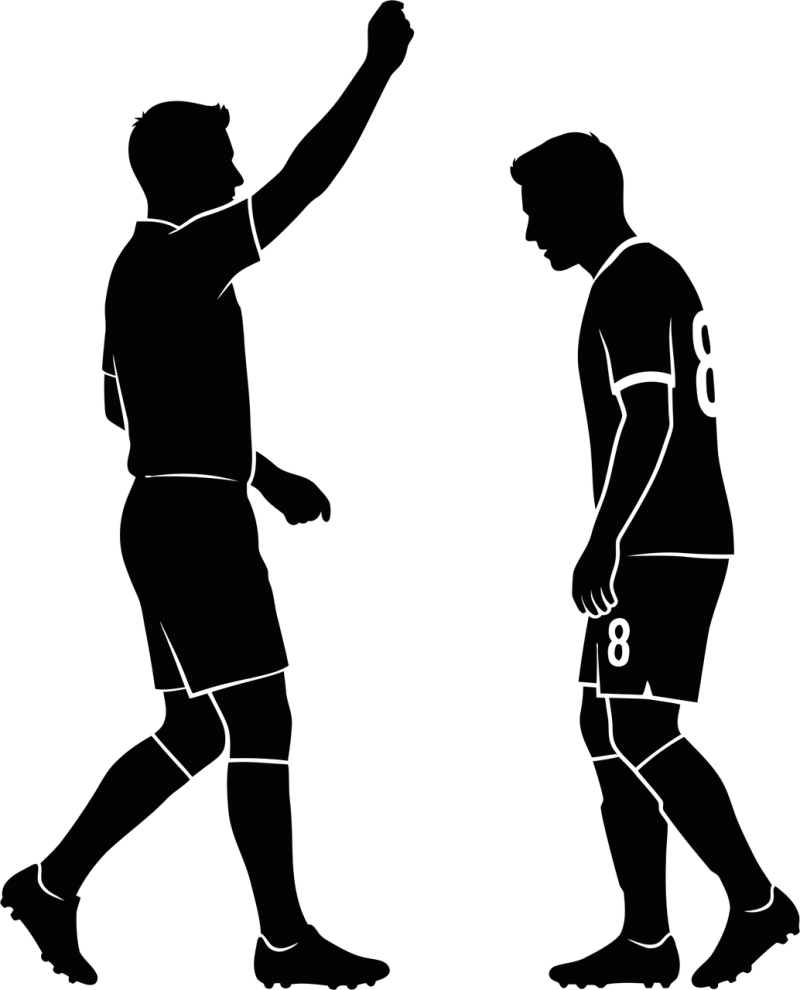Referee Football Player Stickdatei – Sport
