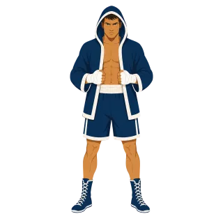 Boxer Boxing Athlete Stickdatei
