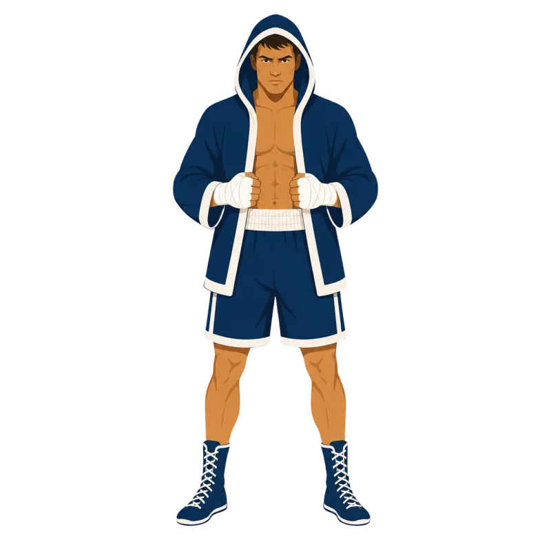 Boxer Boxing Athlete Stickdatei – Sport