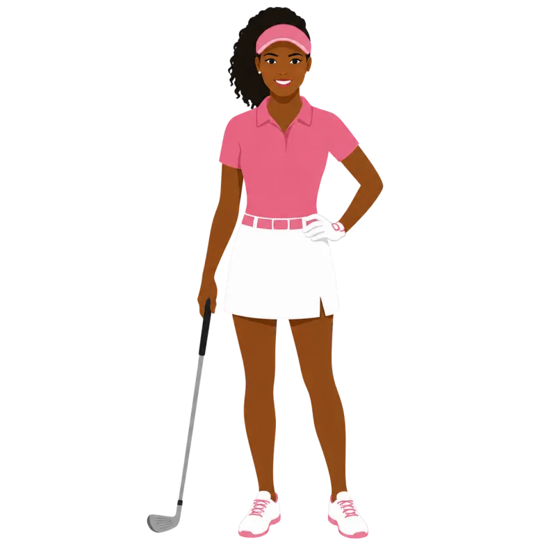 Golf Golf club Female athlete Stickdatei – Sport