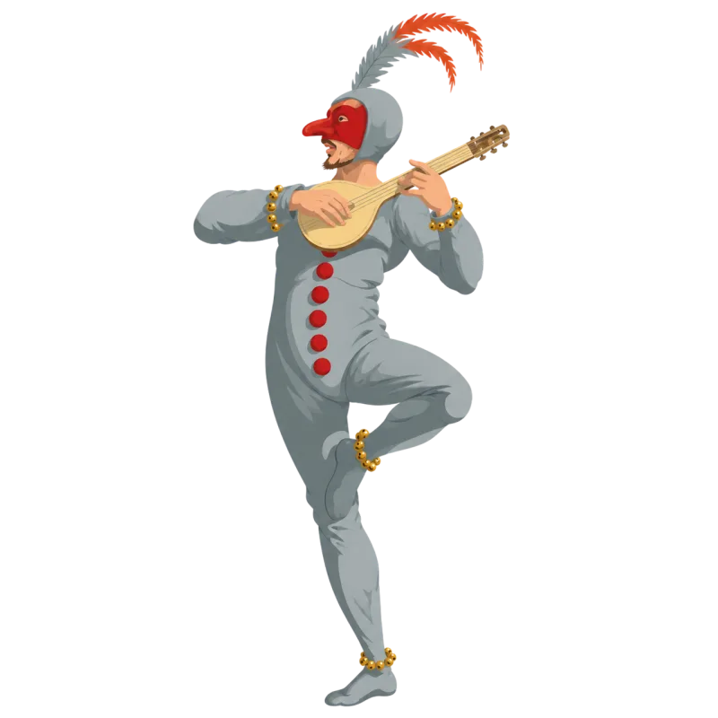 Carnival Mask Lute Stickdatei – Weihnachten