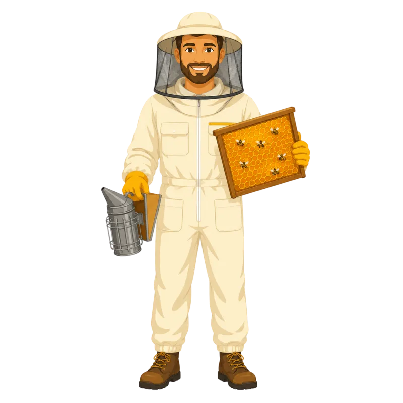 Beekeeper Beekeeping Bee Stickdatei – Tiere