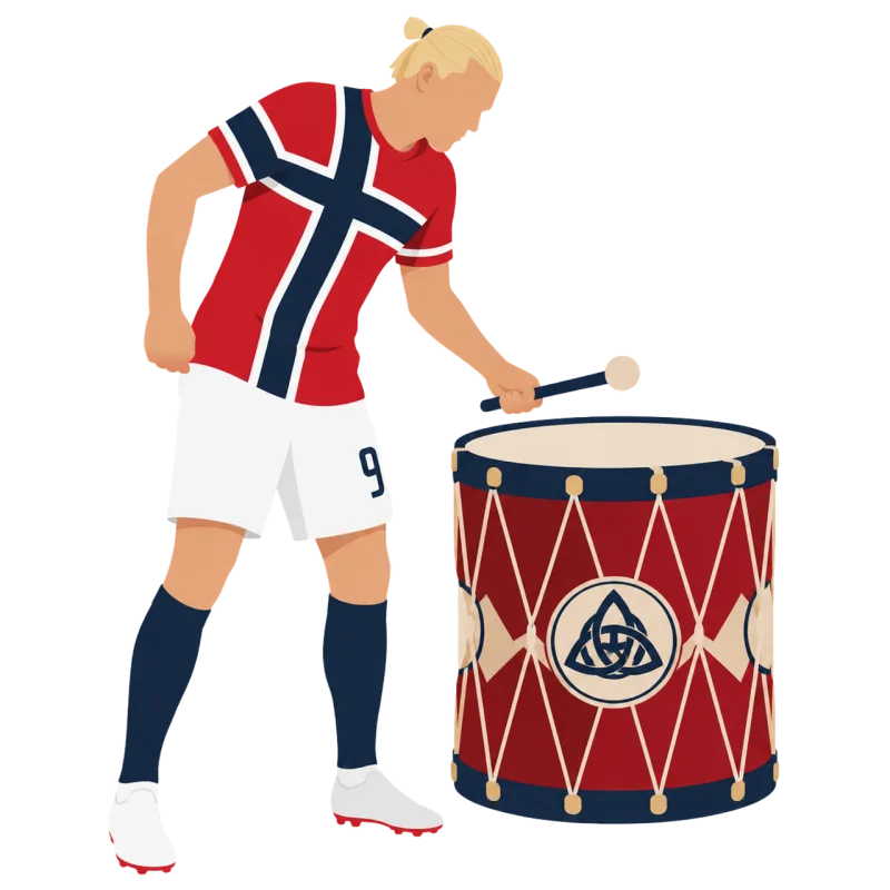 World cup Football Norwegian striker Stickdatei – Musik