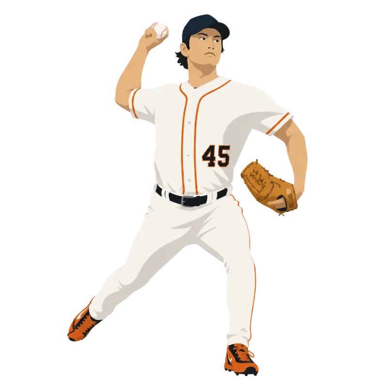 Baseball Pitcher Sports Stickdatei – Sport