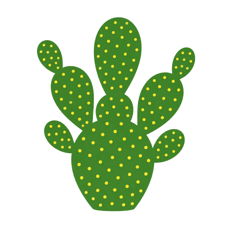 Cactus Succulent Botanical Stickdatei – Natur