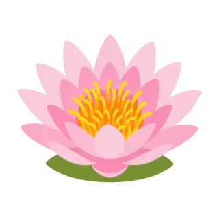 Pink flower Lotus flower Water lily Stickdatei