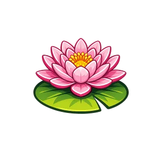 Lotus Pink lotus Lotus flower Stickdatei