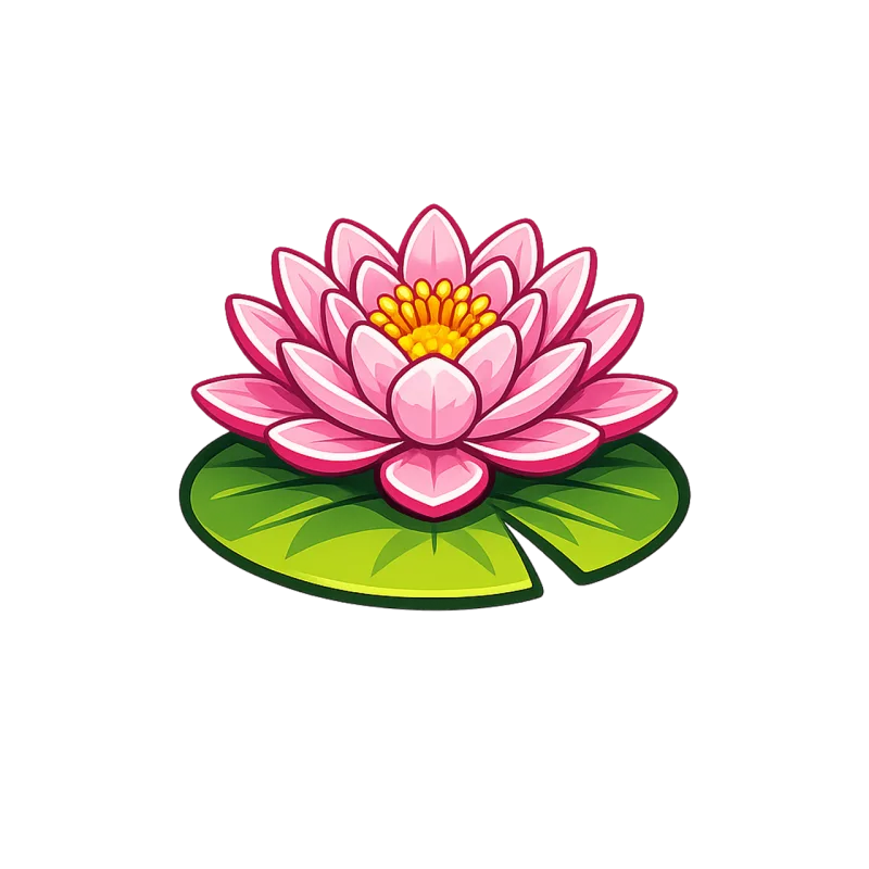 Lotus Pink lotus Lotus flower Stickdatei – Blumen