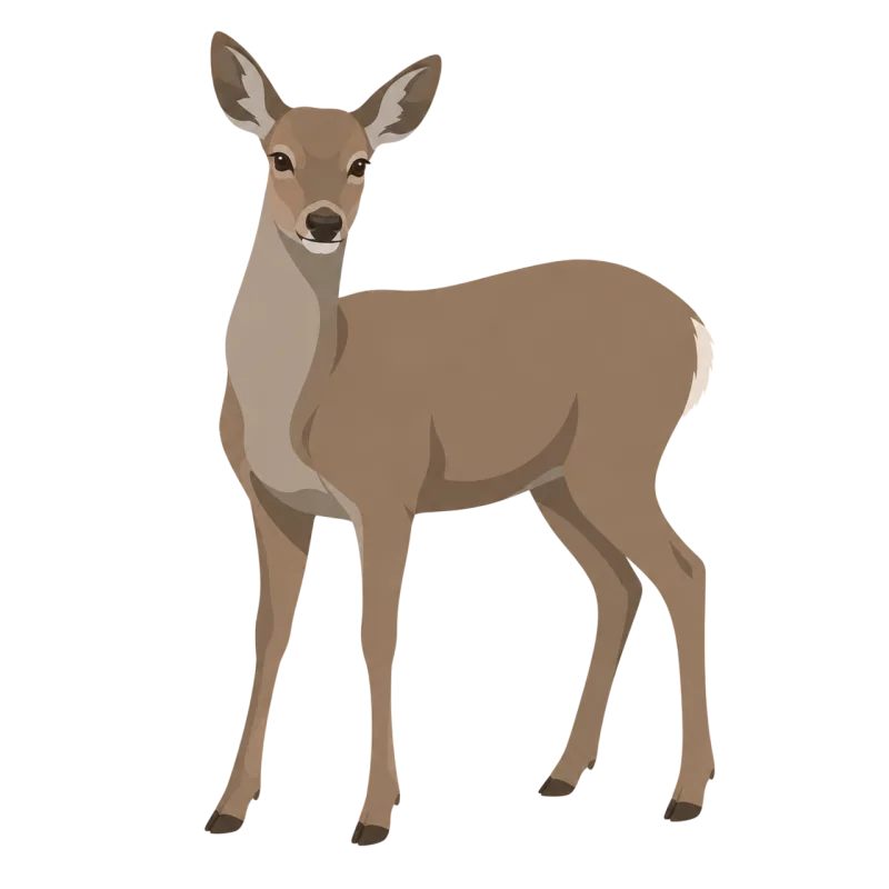 Deer Woodland animal Wild Stickdatei – Tiere