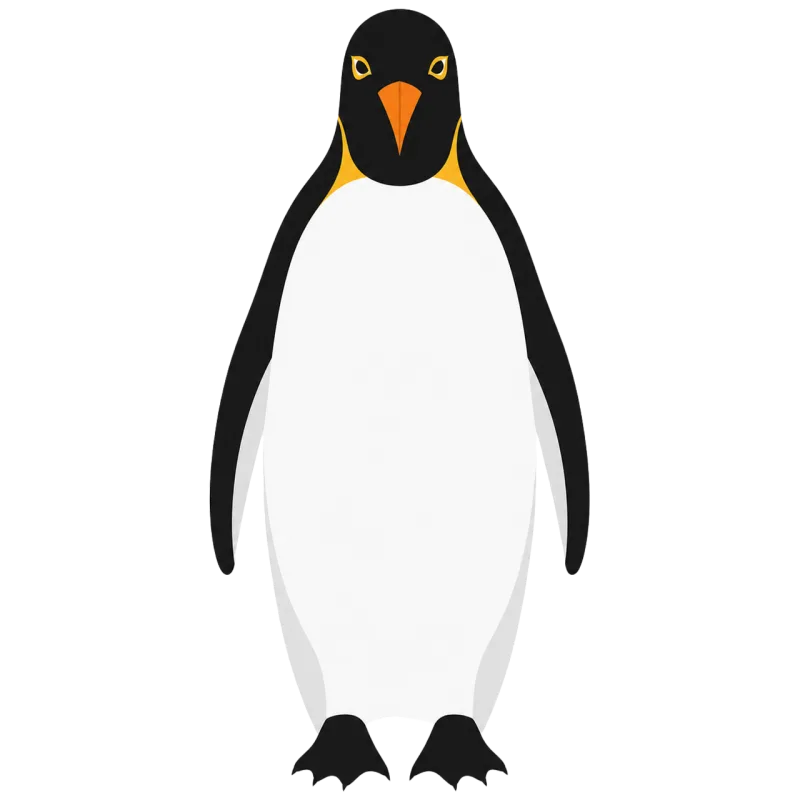 Emperor penguin Antarctic bird Polar animal Stickdatei – Tiere