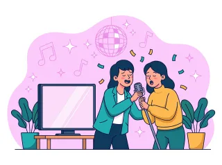 Karaoke Singing Nature Stickdatei – Musik