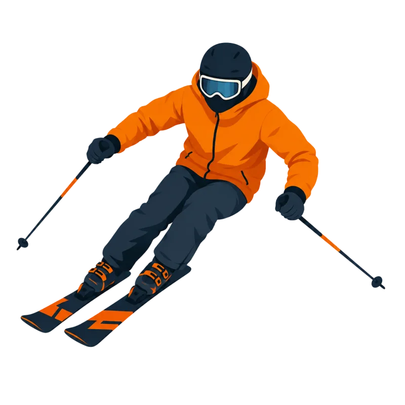 Skiing Sport Speed Stickdatei – Weihnachten