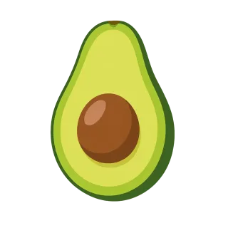 Avocado Fruit Fresh Stickdatei – Essen & Trinken