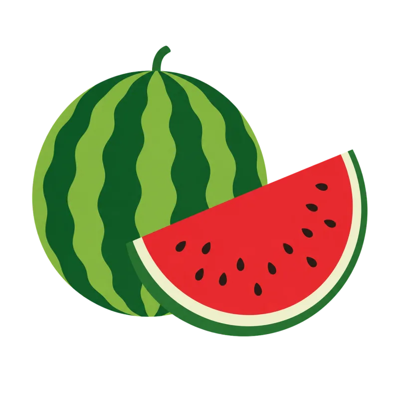 Watermelon Fruit Red Stickdatei – Essen & Trinken