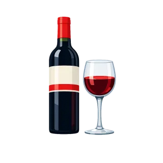 Red wine Wine bottle Wine glass Stickdatei