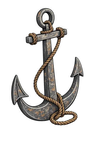 Anchor Nautical Maritime Stickdatei – Fahrzeuge