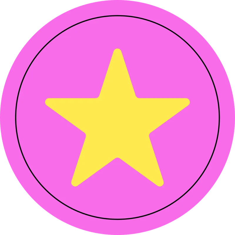 Star Pink Yellow Stickdatei – Weihnachten