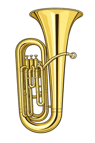Euphonium Brass instrument Musical instrument Stickdatei