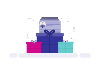 Gift Reward Loyalty program Stickdatei