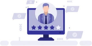 Rating Feedback Stars Stickdatei