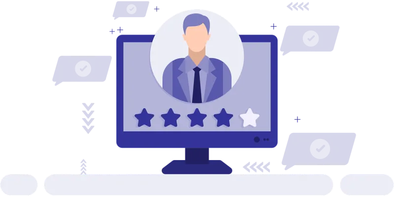 Rating Feedback Stars Stickdatei – Weihnachten