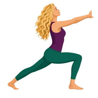 Woman Yoga Exercise Stickdatei