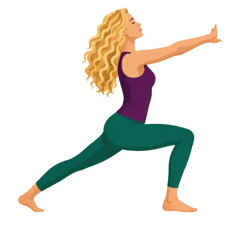 Woman Yoga Exercise Stickdatei – Sport
