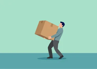 Delivery Box Man Stickdatei – Sport