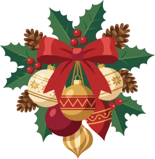 Christmas Wreath Ornament Stickdatei