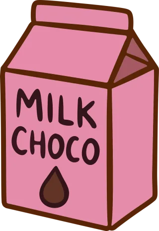 Chocolate Milk Drink Stickdatei