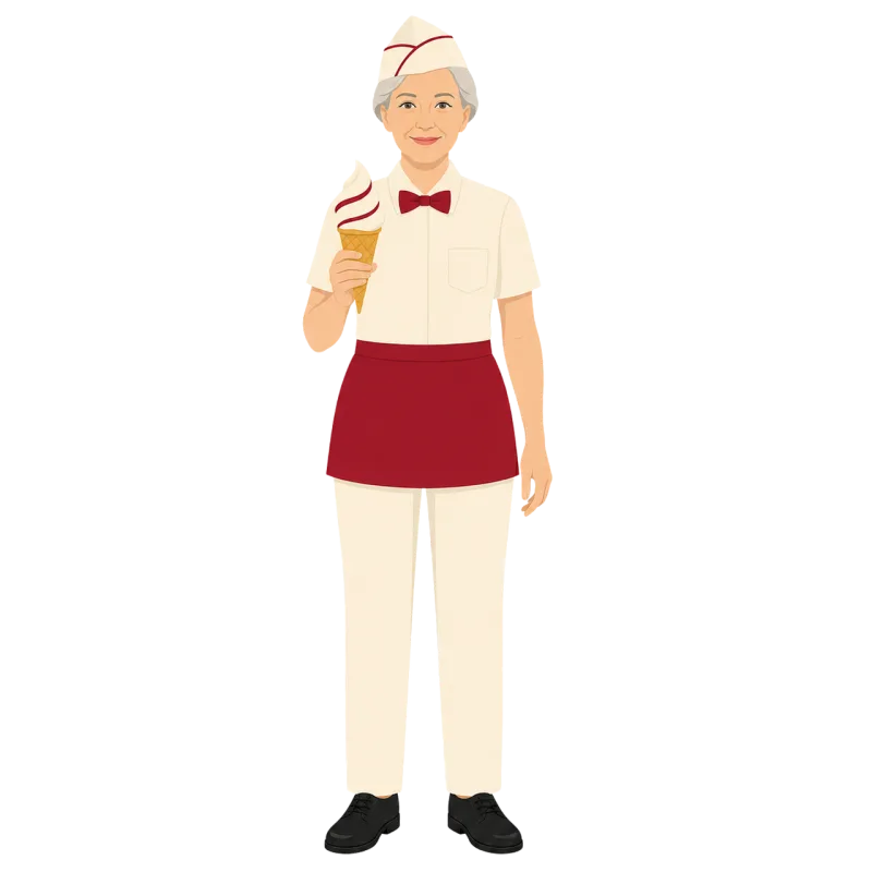 Ice cream vendor Soft serve Ice cream cone Stickdatei – Kinder