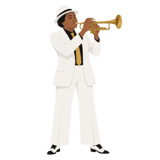Female trumpet player Jazz musician Trumpet Stickdatei