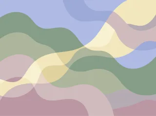 Abstract Wave Sage Stickdatei