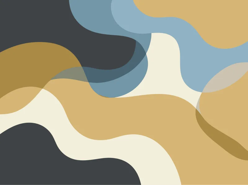 Abstract Wave Blue Stickdatei – Natur